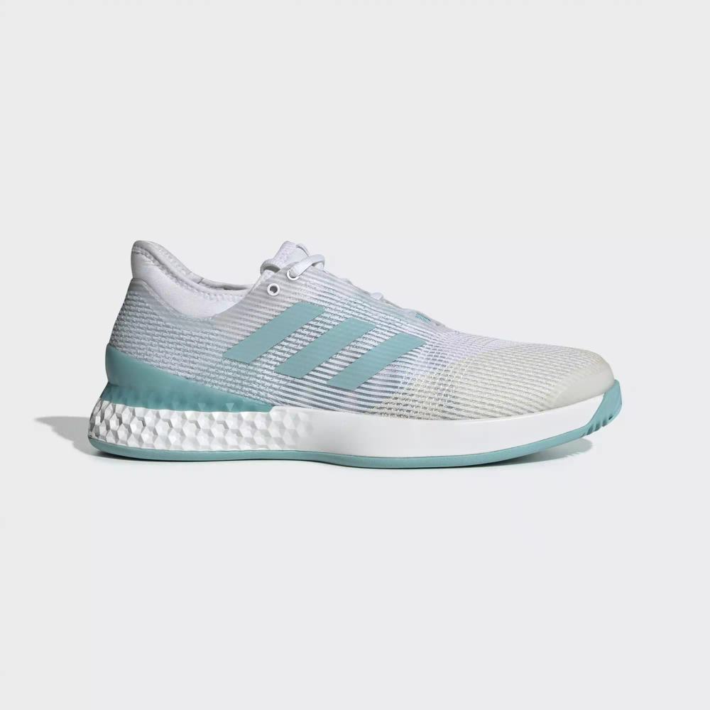 Adidas Adizero Ubersonic 3 x Parley Zapatillas De Tenis Blancos Para Hombre (MX-62837)